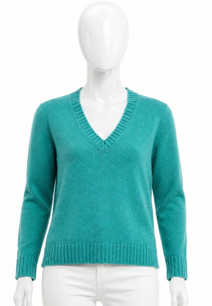 Prada Cashmere & Virgin Wool V-Neck Sweater IT 38 (UK 6 / US 2 / XS) ladies