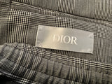 Dior Virgin Wool Check CD Icon Two-Piece Set Suit Size 48-jacket Size 50-trousers men