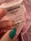 Zadig&Voltaire Upper Blason pink sweatshirt size S small ladies