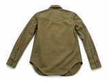 Saint Laurent Distressed Classic Stonewashed Denim Western Shirt – Khaki – Medium men
