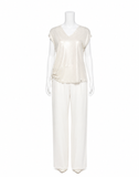 Herno Metallic Gold Linen Blend Top – Size IT 42 US 6 UK 10 ladies