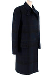 Valentino Navy Double Fleece Wool And Cashmere Coat Size US 6 UK 10 ladies