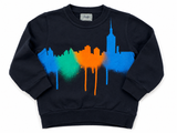 Il Gufo Kids Navy Skyline Sweatshirt 3 Years children