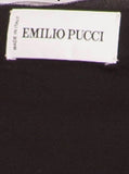 EMILIO PUCCI - BLACK WOOL DRESS WITH SEE THROUGH SILK SLEEVES -SIZE M MEDIUM ladies