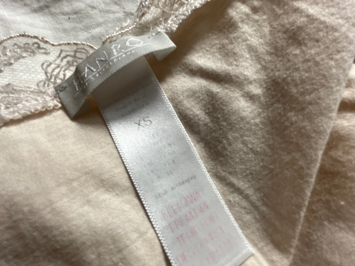 Hanro Lace Trim Cotton Nightdress – Size XS ladies