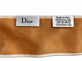 Christian Dior Silk Mitzah ABCDIOR “T” Scarf ladies