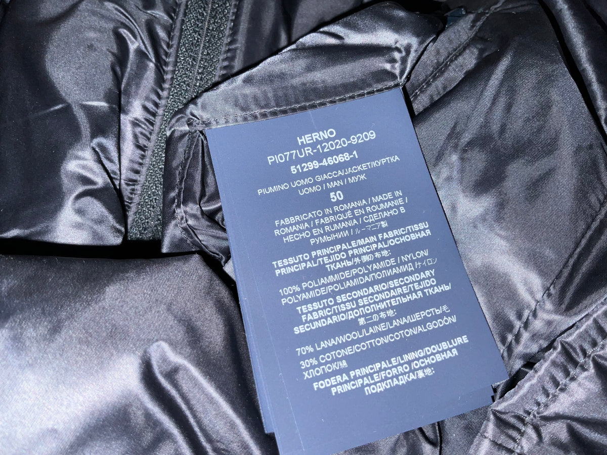 Herno Ultralight Feathers Down Jacket Blazer size 50 men