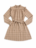 Bonpoint Girls Plaid Belted Dress – Size 12A ladies