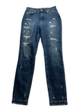 Dolce & Gabbana Grace high waisted distressed skinny jeans denim Size I 42 UK 10 US 6 ladies