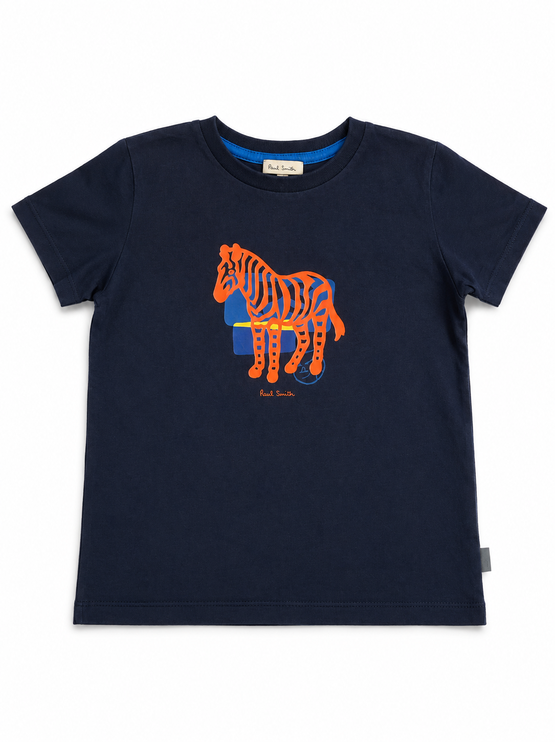 Paul Smith Junior Zebra Graphic T-Shirt – Navy – Age 4 (4A) years children