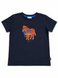 Paul Smith Junior Zebra Graphic T-Shirt – Navy – Age 4 (4A) years children