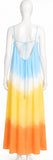 Mira Mikati Ombré Printed Tie Sundress – Size S ladies