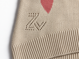 Zadig & Voltaire Markus Heart 100% Cashmere Jumper ladies