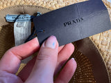 Prada Wide Brim Straw Sun Hat ladies
