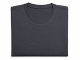 Charcoal Blue Semi-Oversized Cotton T-Shirt One Size Fits All ladies