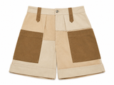 Isabel Marant Étoile Kalerna Cotton & Linen Colour-Block Shorts ladies