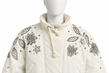 Isabel Marant Kalassiae Embellished Cotton & Linen Jacket – Size 36 ladies