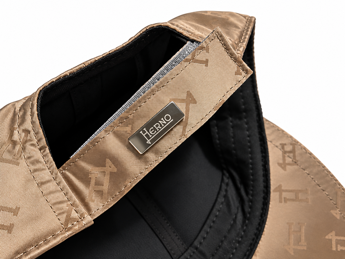 Herno All-Over Monogram Logo Baseball Cap – Size M men