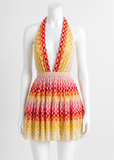 Missoni Mare Metallic Crochet-Knit Swimsuit & Mini Dress Set – Size IT 44 ladies