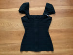 Herve Leger Cape Sleeves MOST SEXY bandage Too Size XS -seen on celebrities ladies