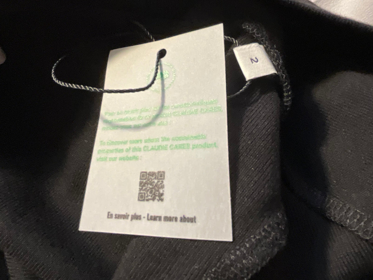 Claudie Pierlot Pleated Crepe & Cotton-Jersey Midi Dress – Size 2 M medium ladies