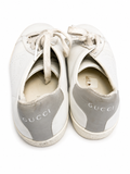 Gucci White Leather Lace-Up Trainers – Size EU 36 ladies