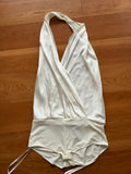 £615 Donna Karan New York Satin Halter Bodysuit Size US 4 GB 6-8 IT 38 ladies