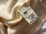 Hermès Cream Cashmere & Wool Cowl Neck Jumper – Size F 36 ladies