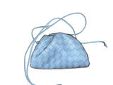 Bottega Veneta Nappa Intrecciato The Mini Pouch Swimming Pool Blue Bag Handbag Ladies