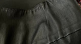 SPRWMN BLACK LEATHER HIGH-WAISTED LEGGINGS PANTS TROUSERS SIZE M LADIES
