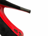 Christian Louboutin Black Suede Peep Toe Pumps – EU 36 ladies