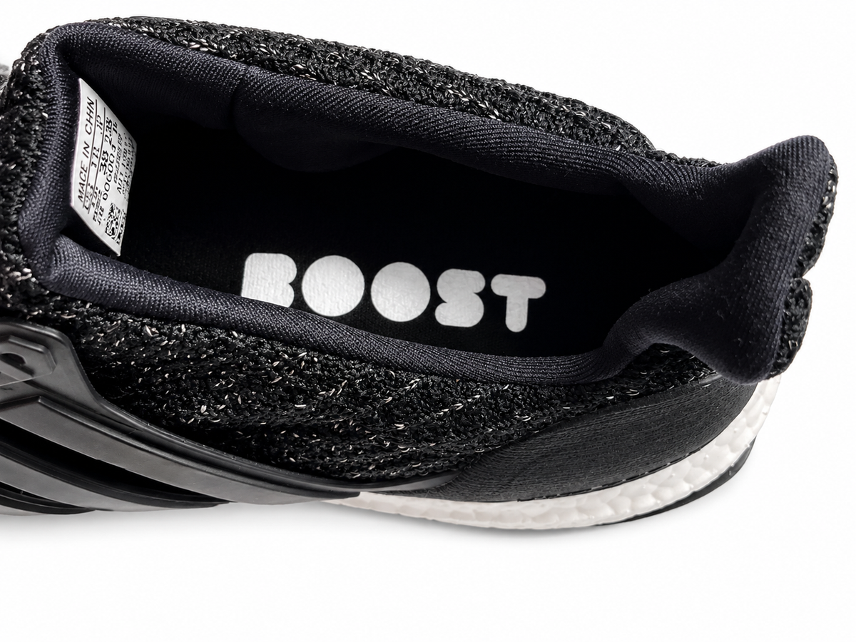 Adidas Ultra Boost Black Knit Trainers size 38 ladies