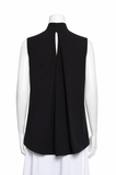 Sportmax Silk Tie-Neck Sleeveless Blouse – ladies