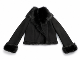 Joseph Black Toscana Anais Sheepskin Short Coat – Size 38 ladies