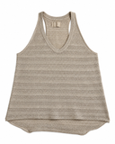 Zadig & Voltaire Gold Lurex Knit Tank Top Size M ladies