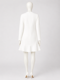 Red Valentino Ruffle Mini Dress – White ladies