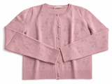 BONPOINT GIRLS’ PURE CASHMERE CHERRY-MOTIF CARDIGAN SIZE 12 YEARS children