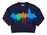 Il Gufo Kids Navy Skyline Sweatshirt 3 Years children