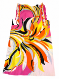 Emilio Pucci Abstract Print Ruffle Mini Dress – Size S ladies