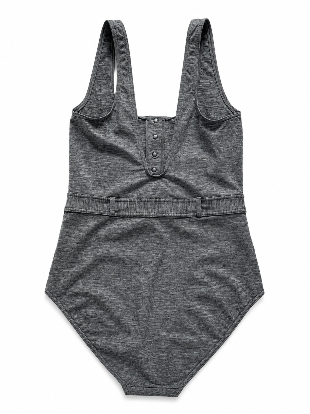 ERES Grey Button Down Swimsuit size M medium ladies