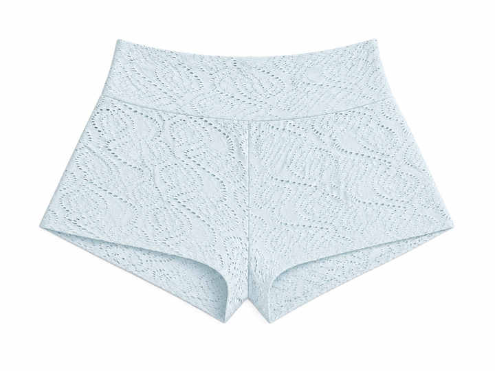 SUNDAY SAINT-TROPEZ MINI SHORTS AQUA SIZE S small LADIES