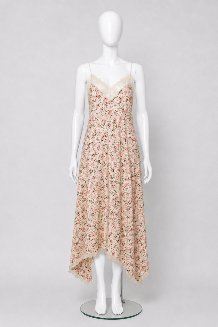 ZADIG and VOLTAIRE Risty Print Silk Lace Dress Size S small ladies