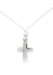 14K 585 14ct White Gold Jerusalem Cross Pendant ladies