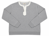 Zadig & Voltaire Watson Grey Logo Print Sweatshirt – Size S ladies