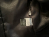 Secret Circus Silver Leather Crystals Biker Jacket size XS ladies