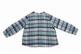 BONPOINT BOYS BLUE CHECK COTTON SHIRT SIZE 4 YEARS OLD CHILDREN