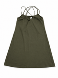 Eres Inga Khaki Strappy Mini Dress – F 40 UK 12 ladies