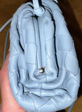 Bottega Veneta Nappa Intrecciato The Mini Pouch Swimming Pool Blue Bag Handbag Ladies