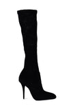 Saint Laurent Talia 110 Velvet Knee-High Boots Size 39 ladies