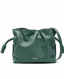 Loewe Mini Flamenco Knot Clutch Bag – Vetiver Green Soft Nappa Leather ladies
